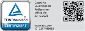 TÜV-Zertifizierung